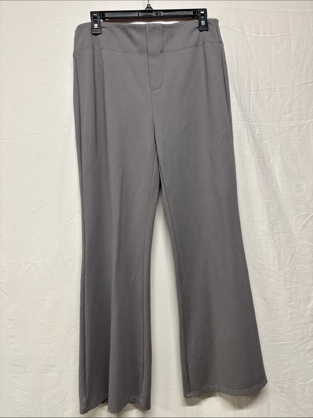 HALARA Gray Stretch Flare Pull-On Pants